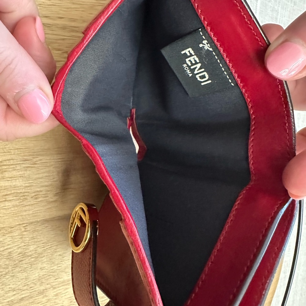 Fendi Red and Black Wallet - Picture 2 of 8